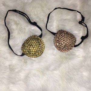 Glam Patch Accessories - Sparkly Crystal Cover Up Eye Patches Two Pack Glam Patch Accessories - Sparkly Crystal Cover Up Eye Patches Two Pack